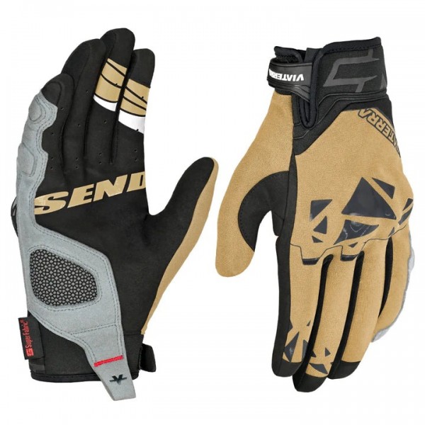 VIATERRA ROOST V2 OFFROAD MOTORCYCLE GLOVES SAND