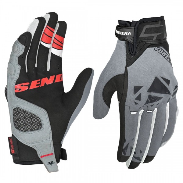 VIATERRA ROOST V2 OFFROAD MOTORCYCLE GLOVES GREY