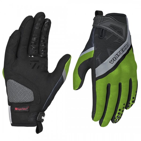 VIATERRA ROOST – OFFROAD TRAIL RIDING MOTORCYCLE GLOVES NEON GREEN