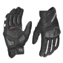 VIATERRA SHIFTER – SHORT MOTORCYCLE LEATHER RIDING GLOVES BLACK