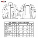 AXOR DIVA WOMEN'S BLACK ORANGE JACKET 